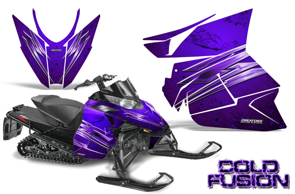 Arctic Cat Pro Climb Cross 2012 Graphics Kit Cold Fusion Purple